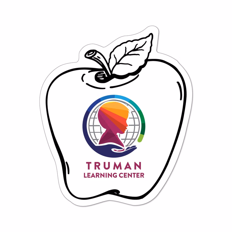 Apple Shaped NoteKeeper™ Magnet 20 Mil