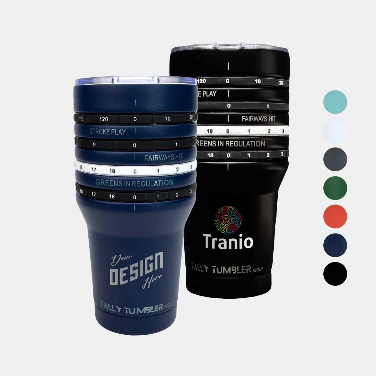 TALLY TUMBLER® 30 oz Golf Scorekeeper Tumbler 1