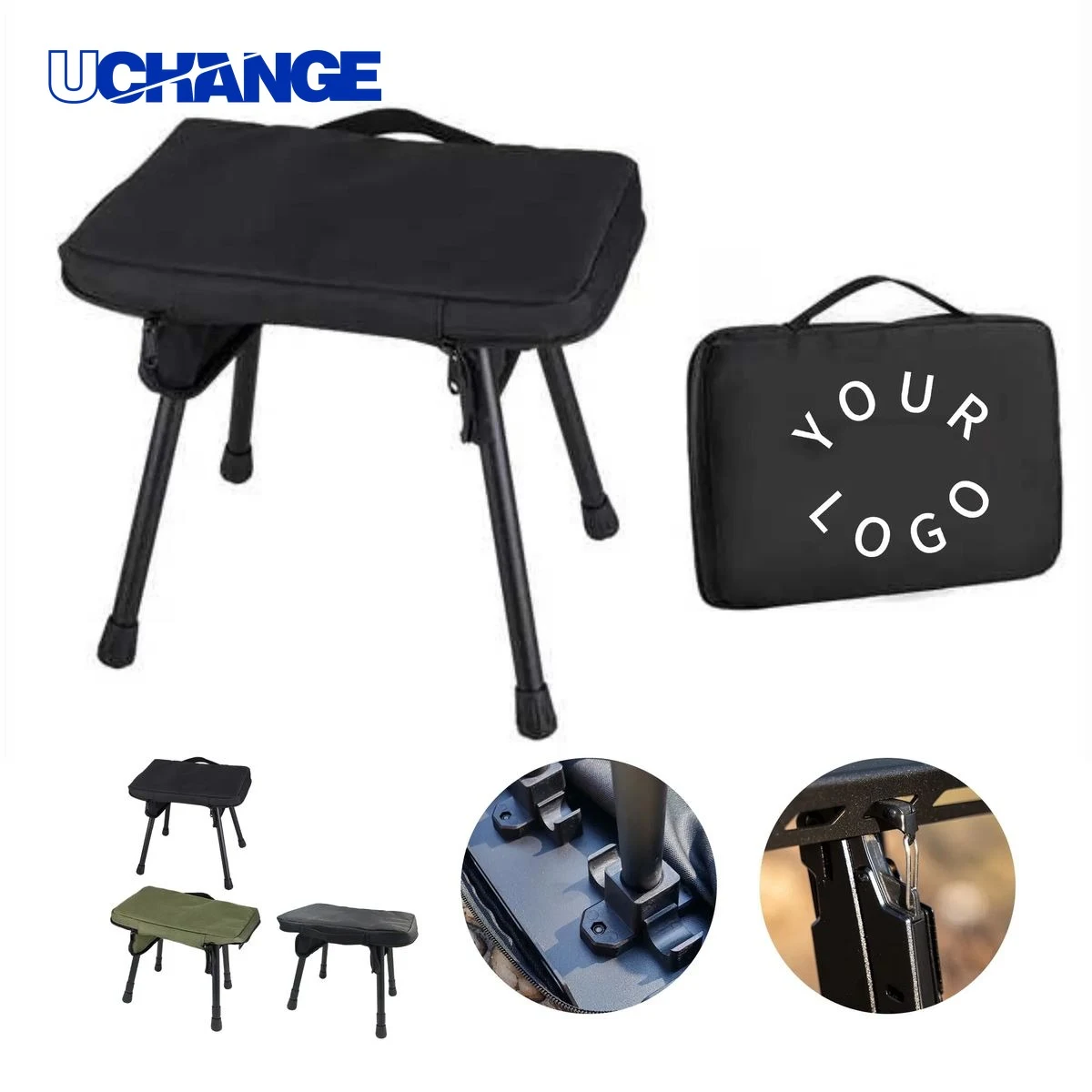 Steel Folding Stool Portable Design 1