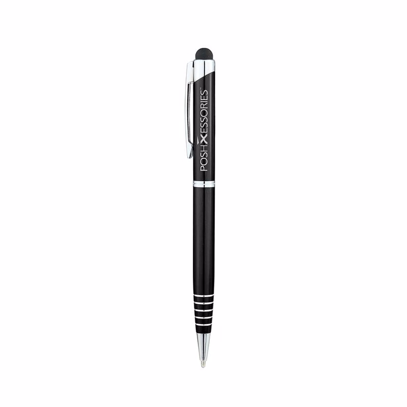 Oceanside Ballpoint Twist Stylus Pen (Black)