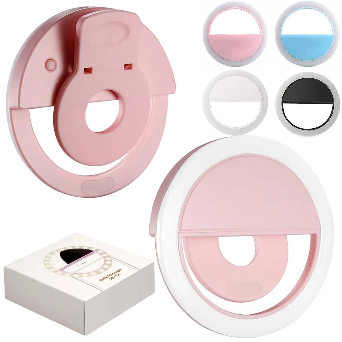MOQ50pcs Mobile Phone Selfie Ring Light Len Beauty Fill Lamp 1