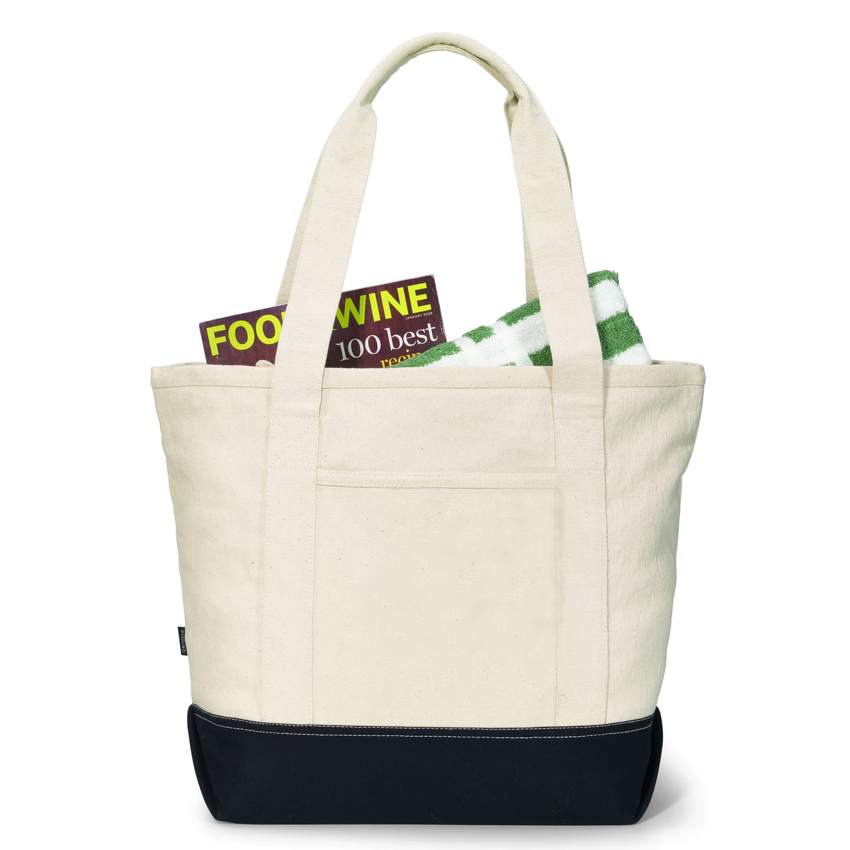Newport Cotton Zippered Tote 1