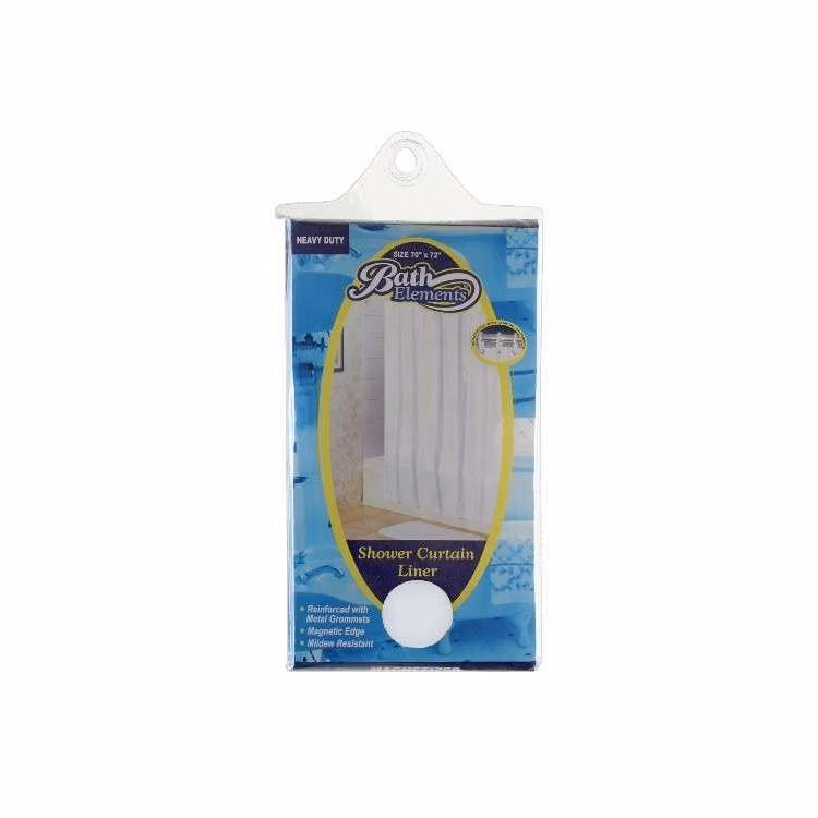 Heavy Duty Shower Curtain Liners - White