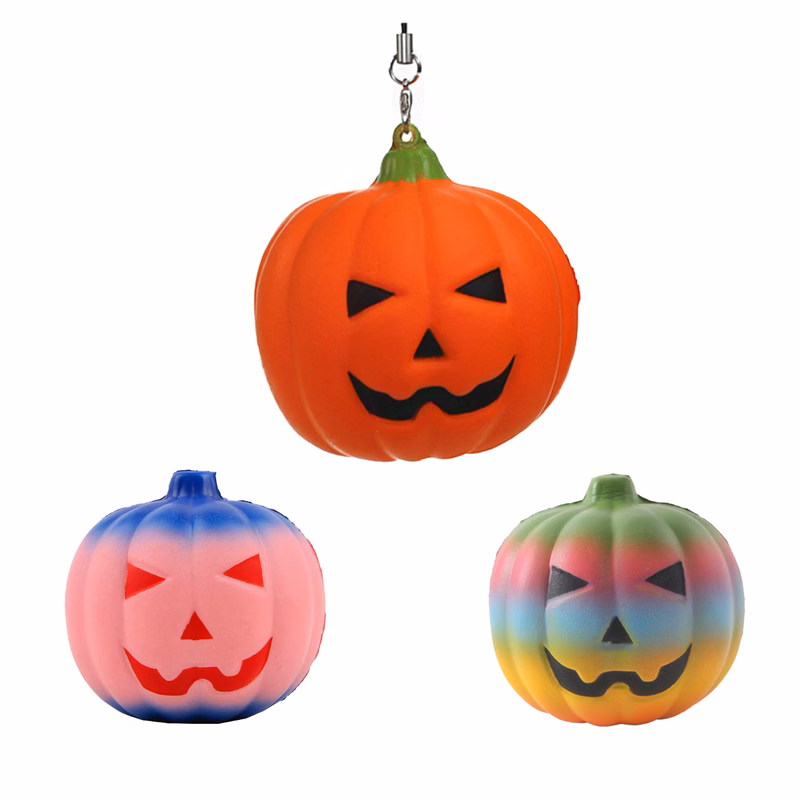 Slow Rebound Thermochromic Smile Pumpkin Toy