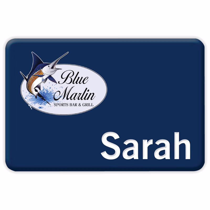 Chicago Plastic Express Name Badge (Standard size 2" x 3")