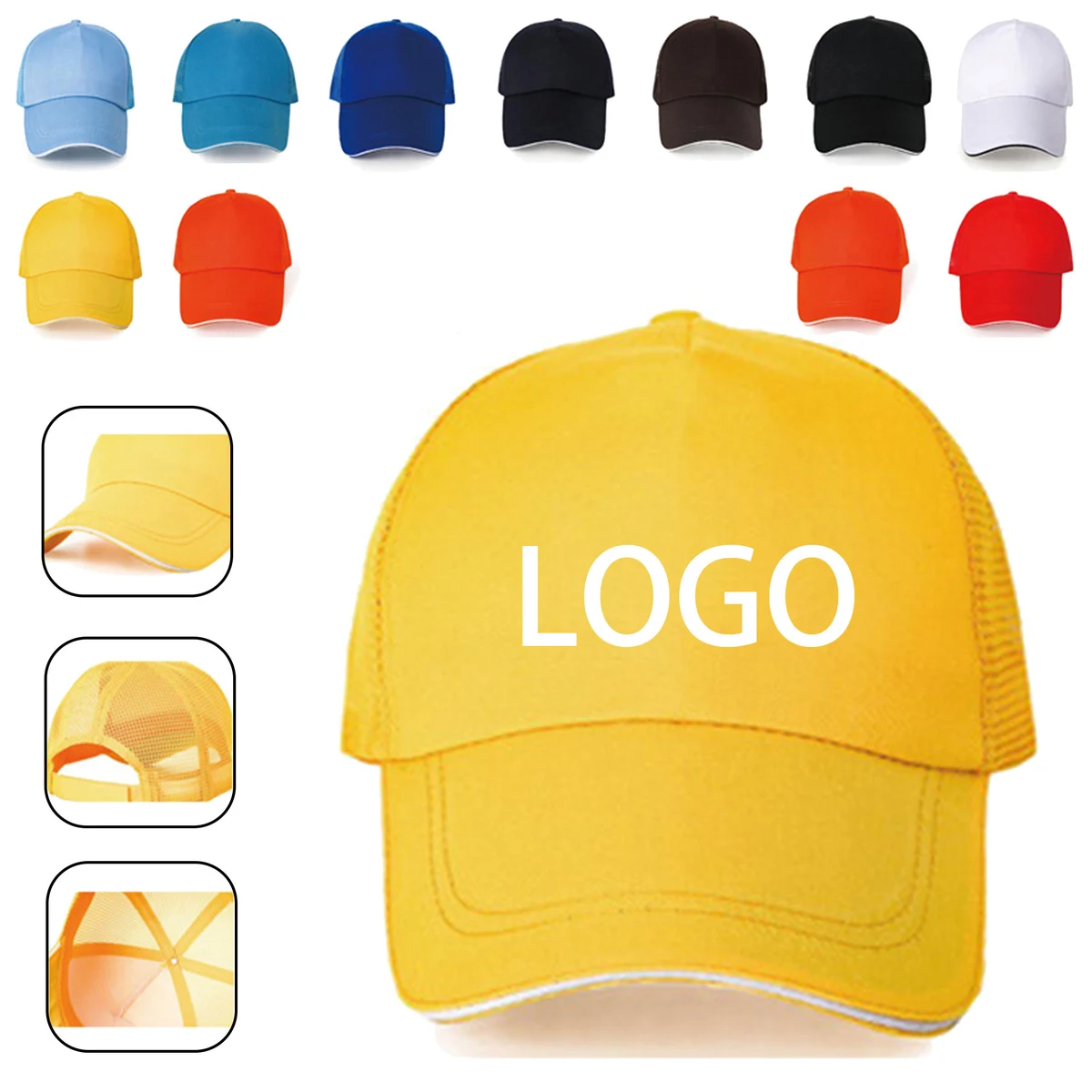 Comfortable Cotton Snapback Cap 1