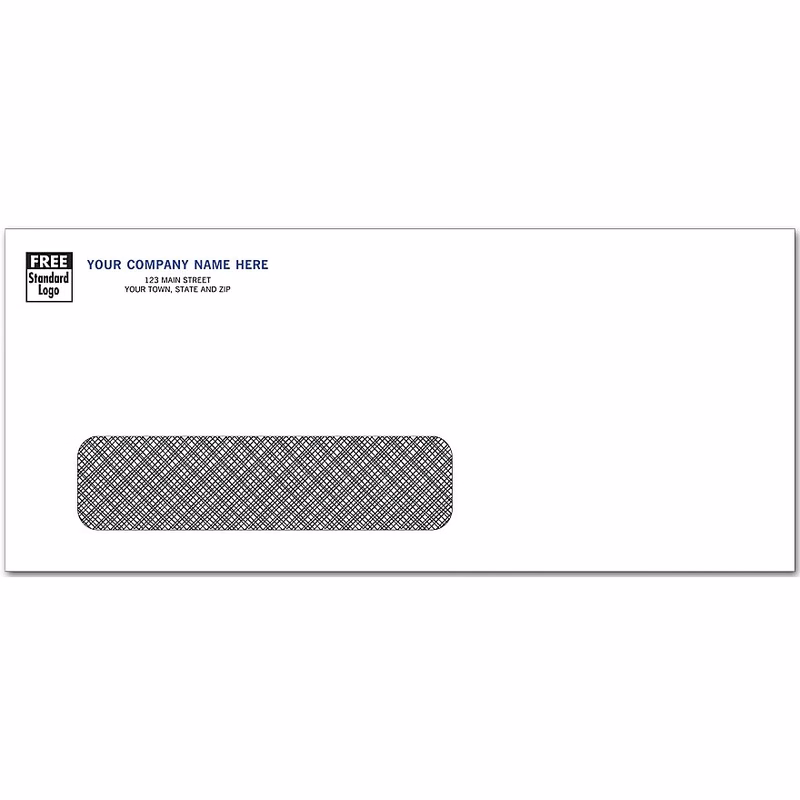 Envelopes, Number 10 confidential, single window, white