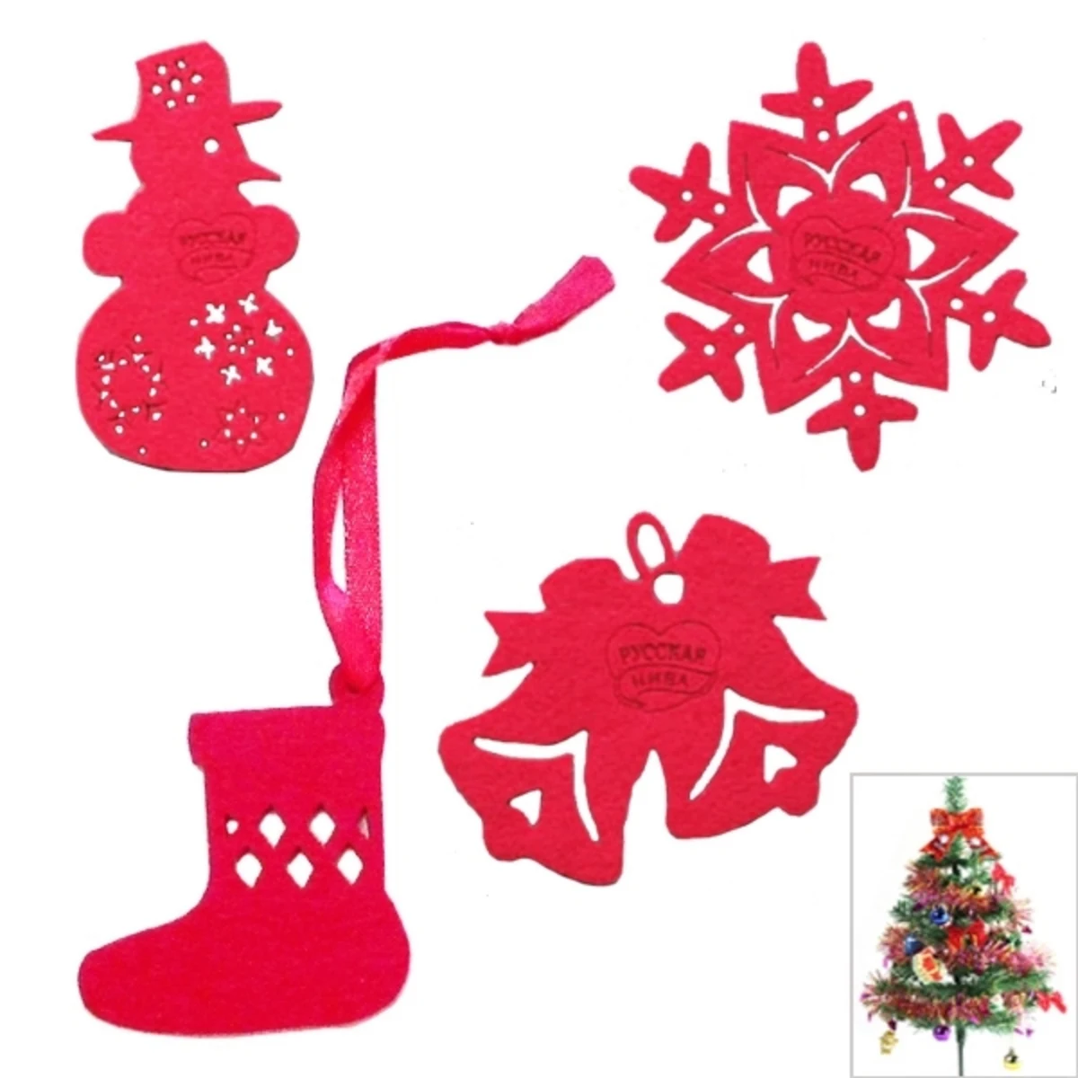 Custom Christmas Felt Decoration
1