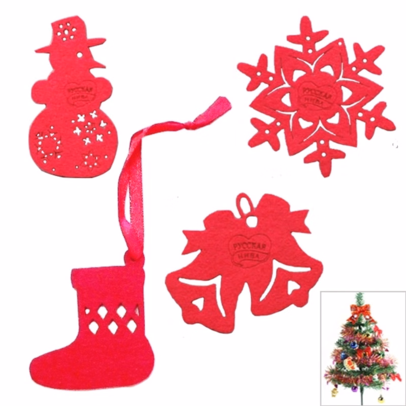 Custom Christmas Felt Decoration
