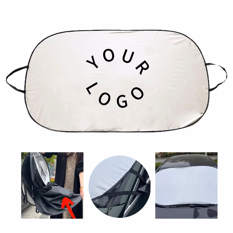 Front Window Car Shade with Foldable Design