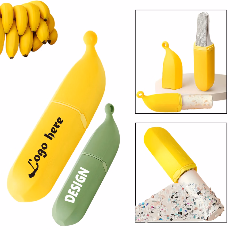 Efficient Dual-Sided Banana Pet Hair Remover