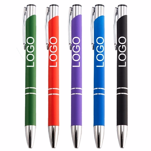 Promotional Soft Rubberized Paragon Metal Pen