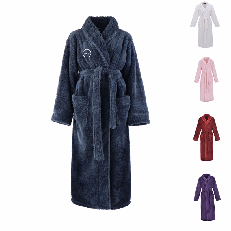 Luxurious Plush Fleece Robe for All Ages