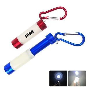 Stretchable LED Flashlight With Carabiner Transformable Mini Lantern And Keychain 1