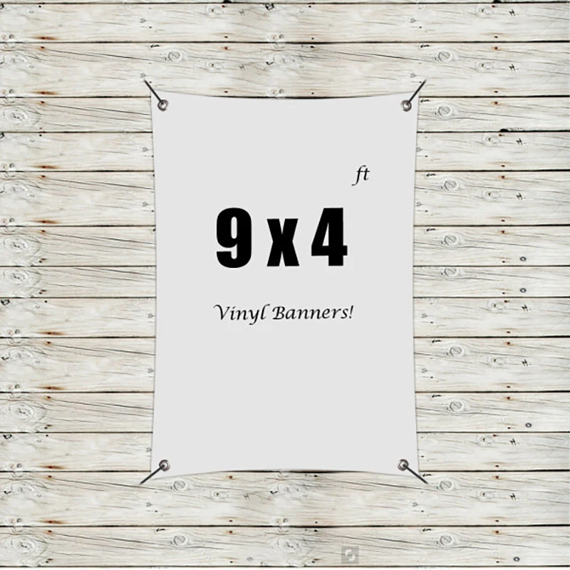 Custom 9' x 4' Vinyl Banners 1