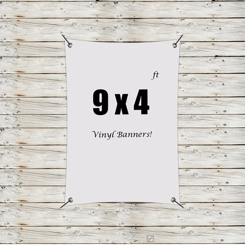 Custom 9' x 4' Vinyl Banners