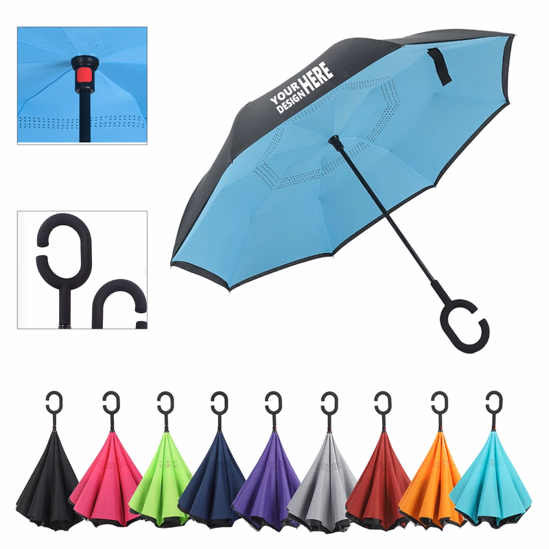 Two-Tone Inverted Umbrella
