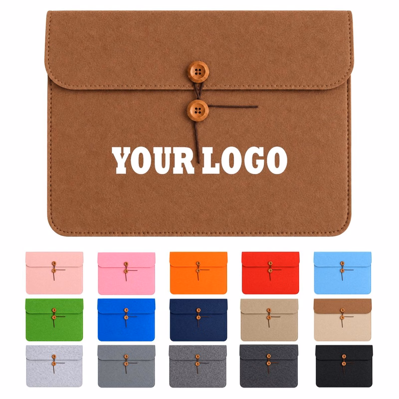 Felt A4 Document Folder With String Closure