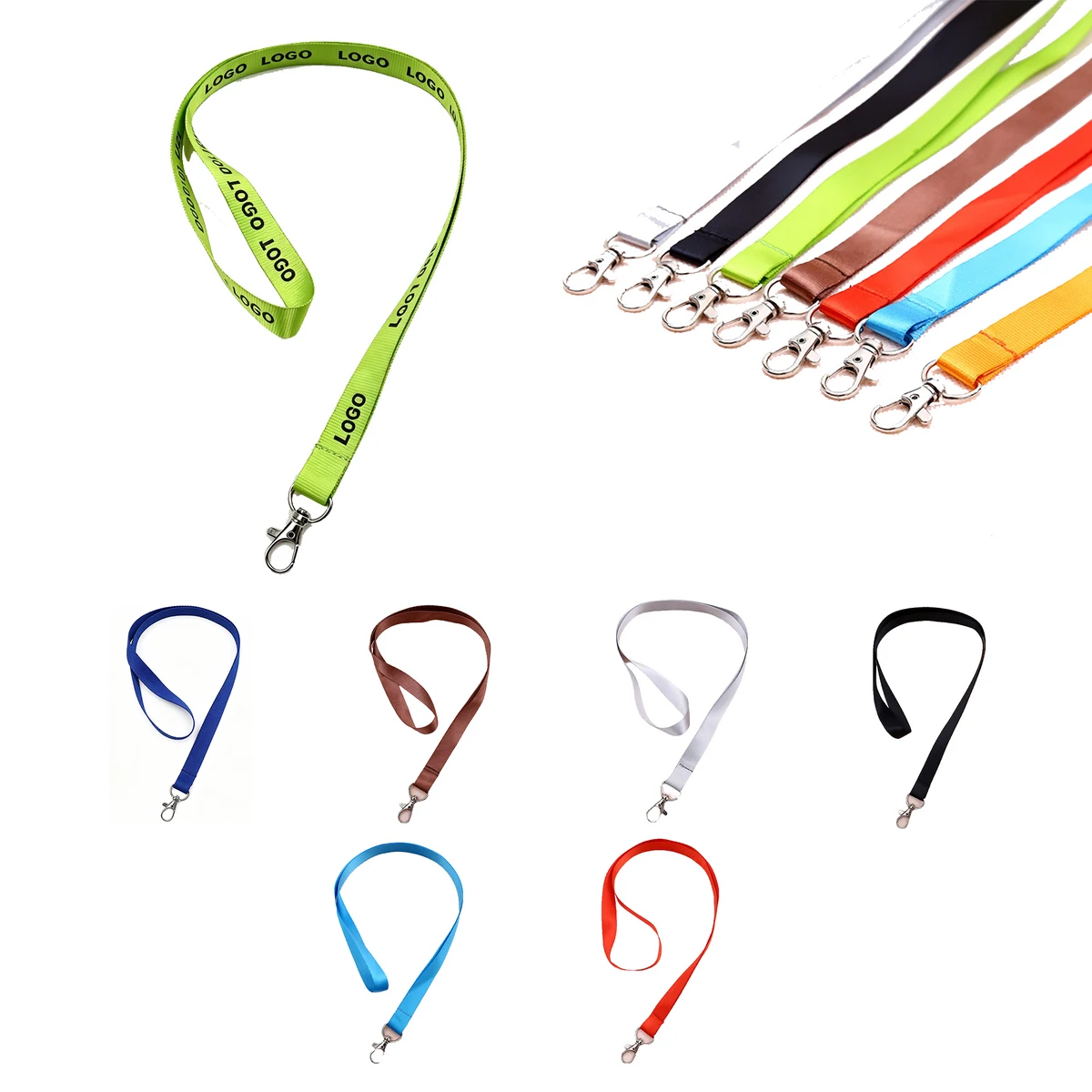 Custom Logo Badge Holder Lanyard 1