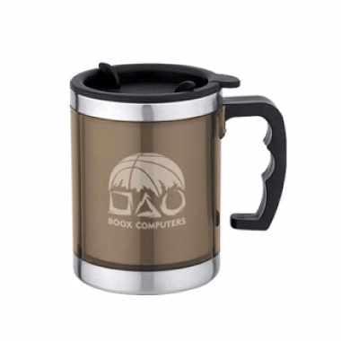16 oz Stainless Steel/Plastic Mug