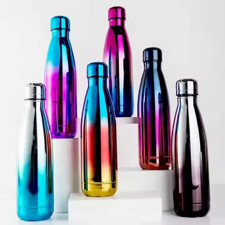 17 oz. Electroplated Glossy Cola Bottle Thermos 1