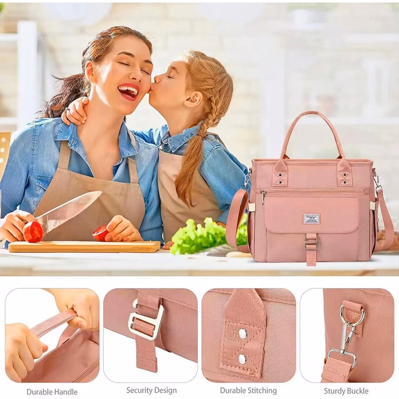 Large Lunch Tote Bag With Removable Shoulder