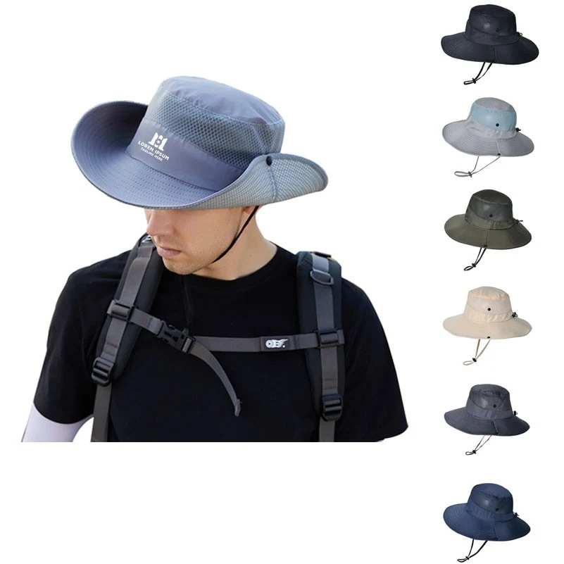 Wide Brim Breathable Mesh Outdoor Sun Hat 1
