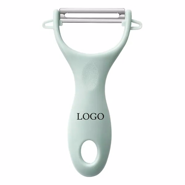 Custom Stainless Steel Vegetable Peeler with Non-Slip Handle — Kitchen Promo