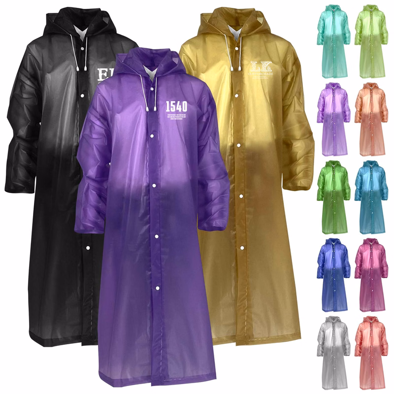 Reusable Unisex EVA Raincoat