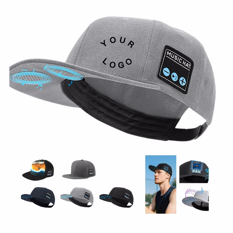 Cotton Cap with Built-in Speakers