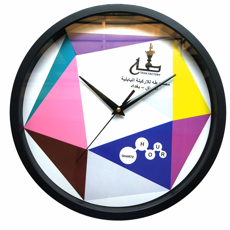 12" Custom Imgae Round Clock Silent Sweep