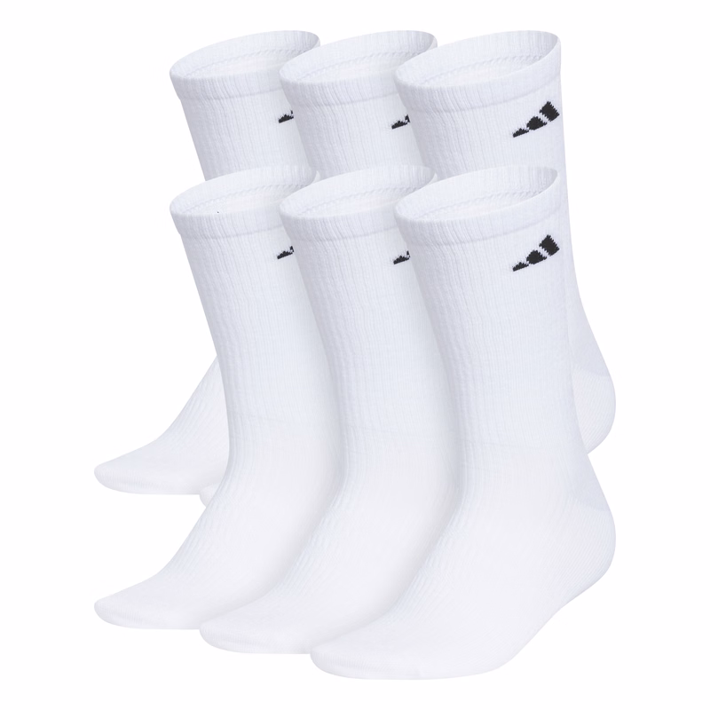 Adidas Men's Superlite 3.0 6-Pack Crew Sock