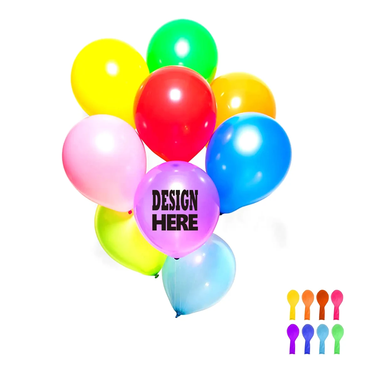 10" Assorted Latex Balloons for Party MOQ 100 PCS 1