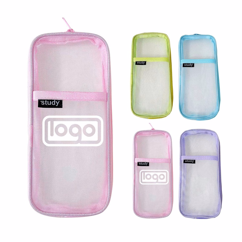 Simple Transparent Mesh Pen Bag