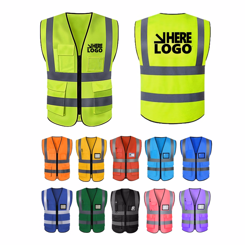 MOQ50 High Visibility Safety Reflective Vest