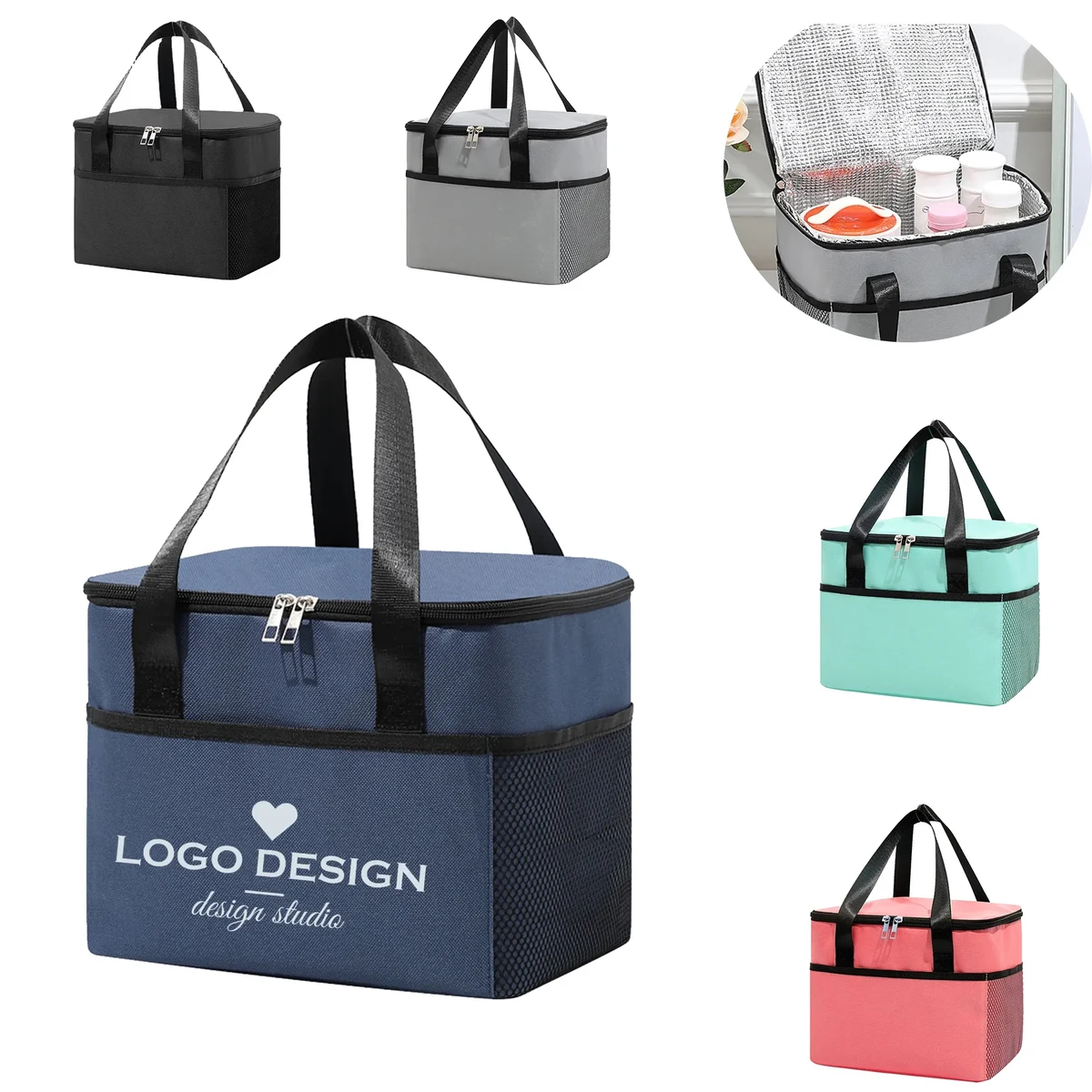 Reusable Insulated Foldable Tote 1