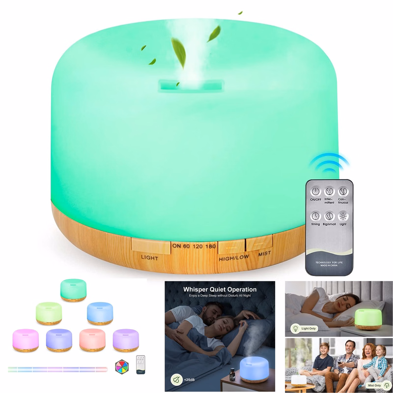 Lights Changing Essential Oil Air Mist Diffuser