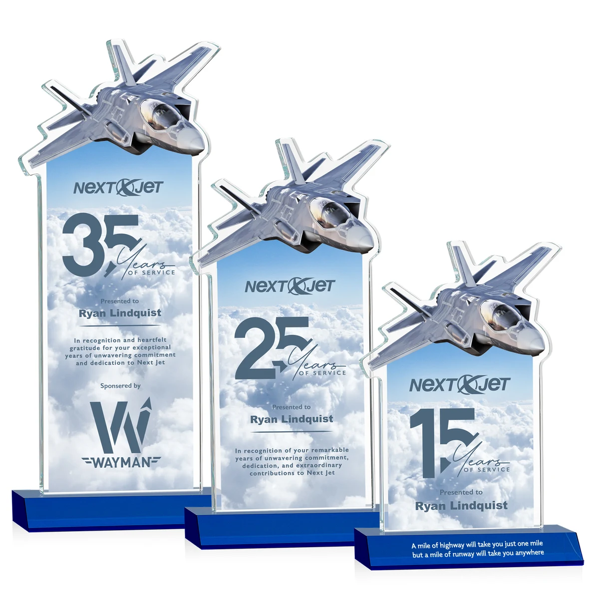 Top Gun VividPrint™ Award - Blue 1