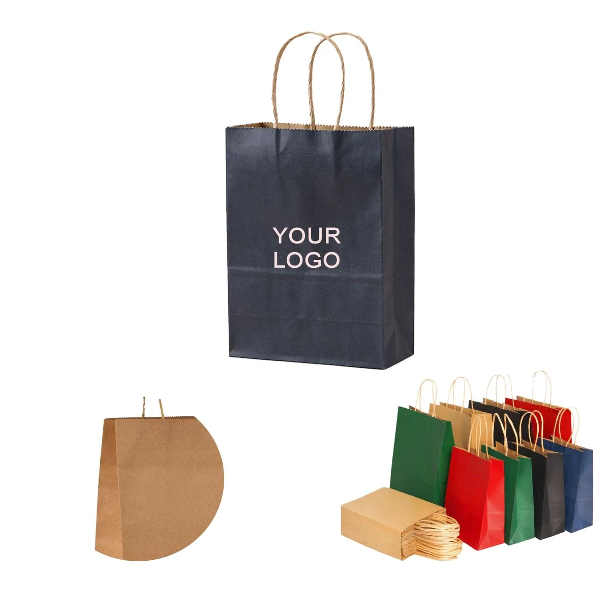 Coffee Drink Takeaway Packing Kraft Paper Pouches 1