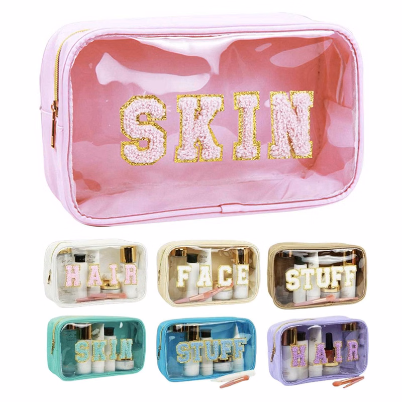 Custom Transparent Cosmetic Case - Leakproof Shower Bag
