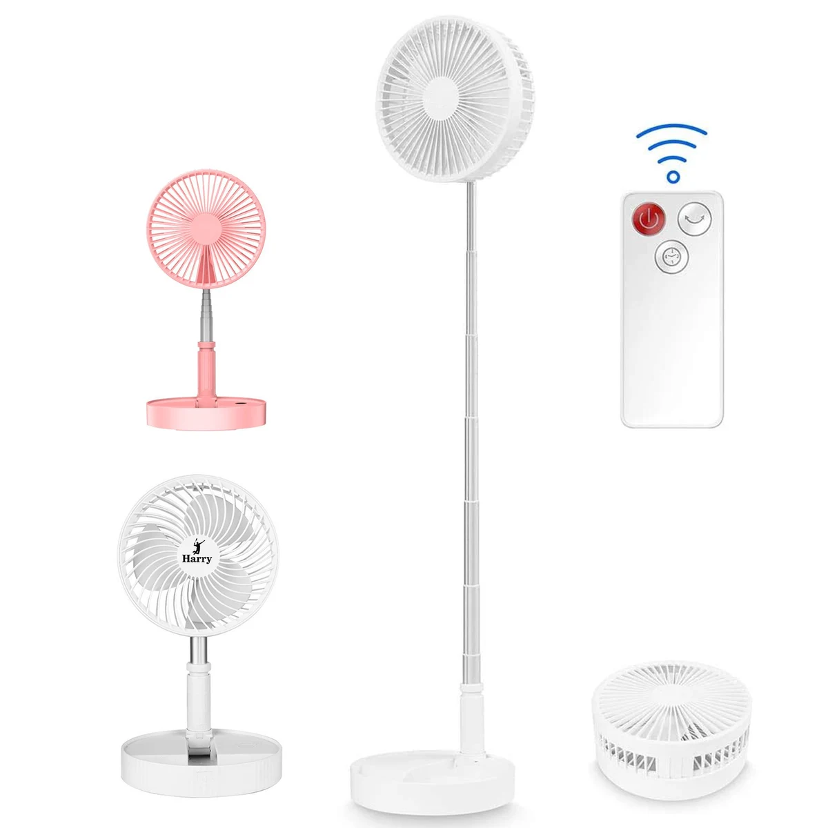 Folding Portable Telescopic Floor/Usb Desk Fan 1