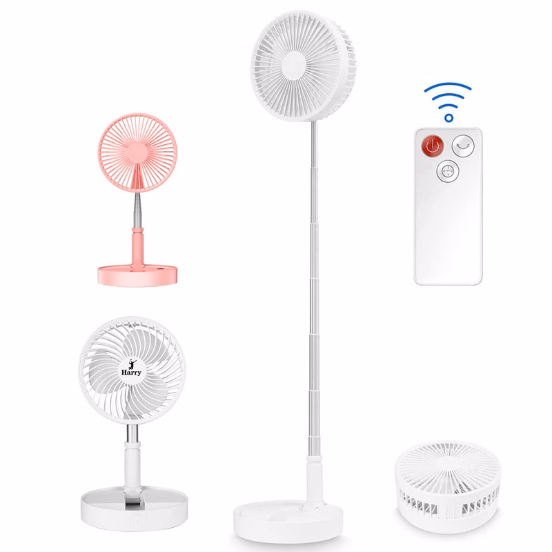 Folding Portable Telescopic Floor/Usb Desk Fan