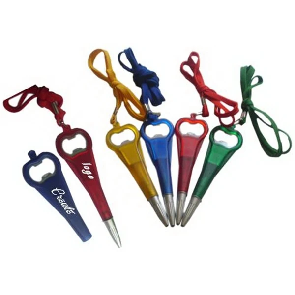 ballpoint pen with bottle opener 1