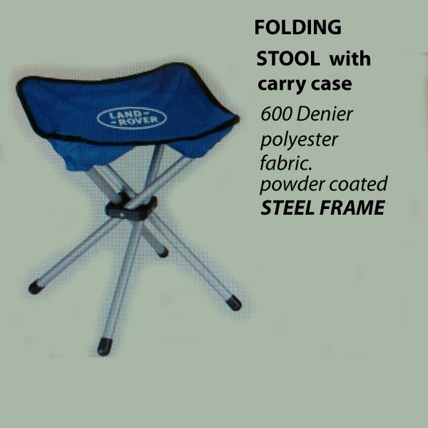 Sturdy Steel Folding Stool w/ Carry Case 1