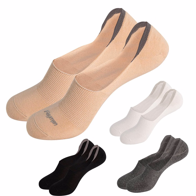 Cotton Sweat Wicking No Show Socks