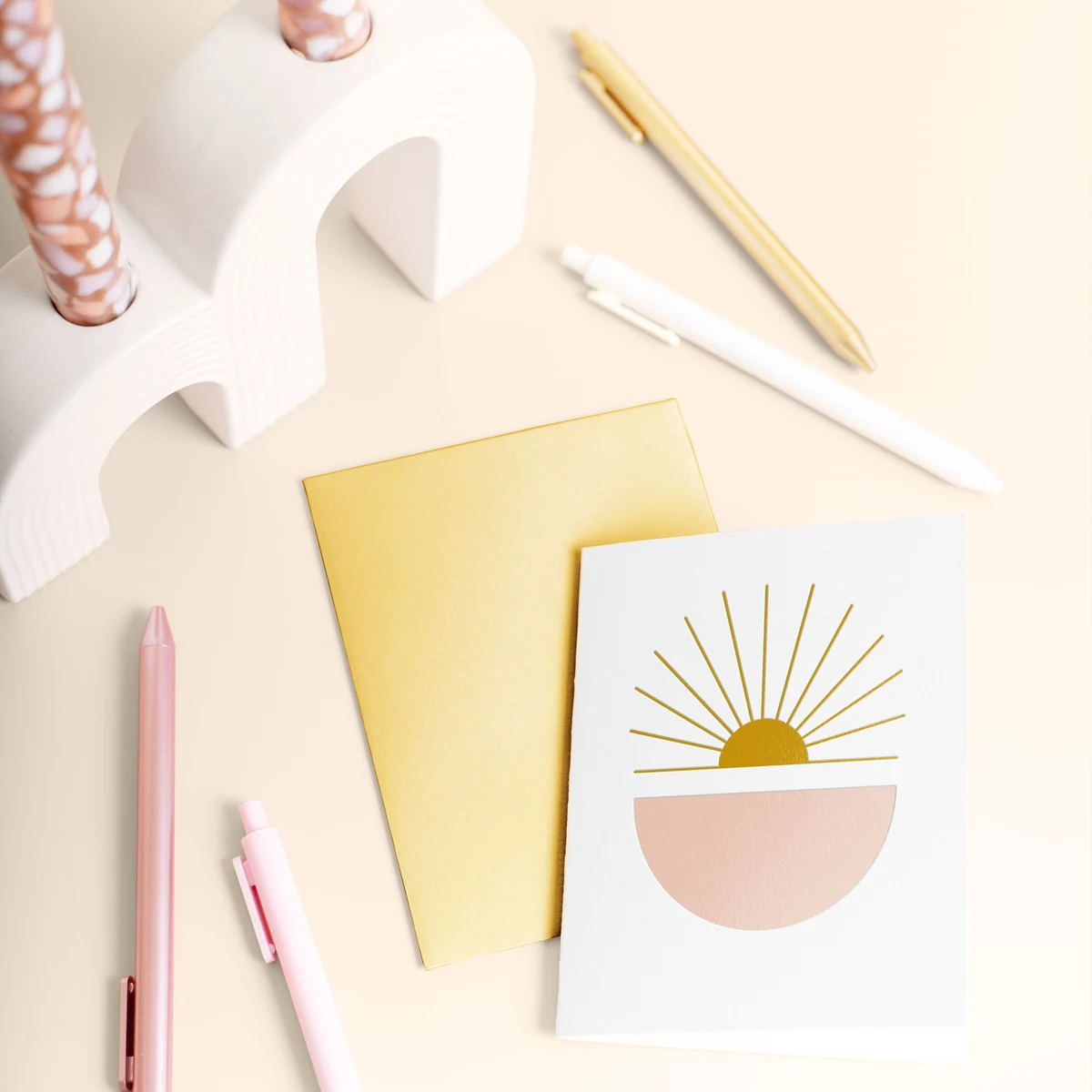 FOLDED LETTERPRESS CARD - 4.25 X 5.5 1