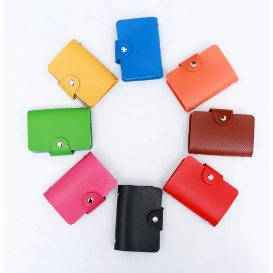 PU Leather Pocket ID Credit Card Holder 1