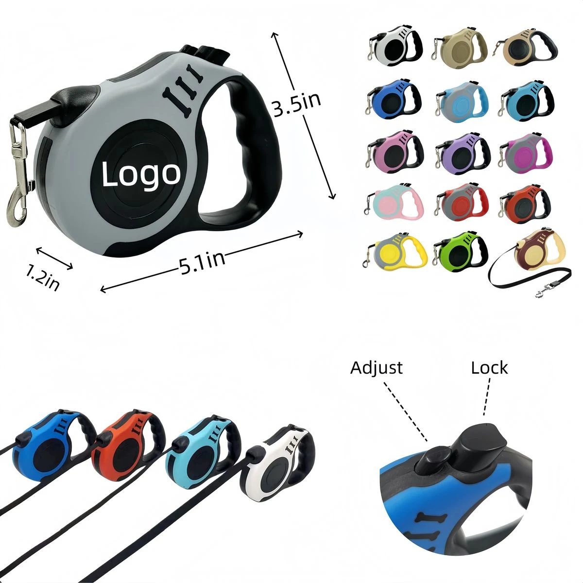 Dog Portable Automatic Retractable Leash 1