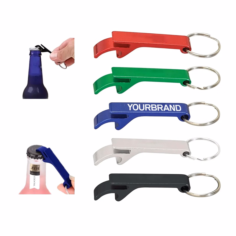 Custom Personalized Colored Souvenir Keychains Bottle Opener