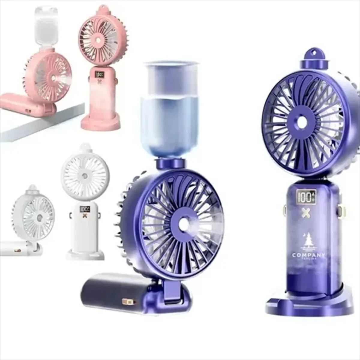 Foldable Fan with Humidifier 1